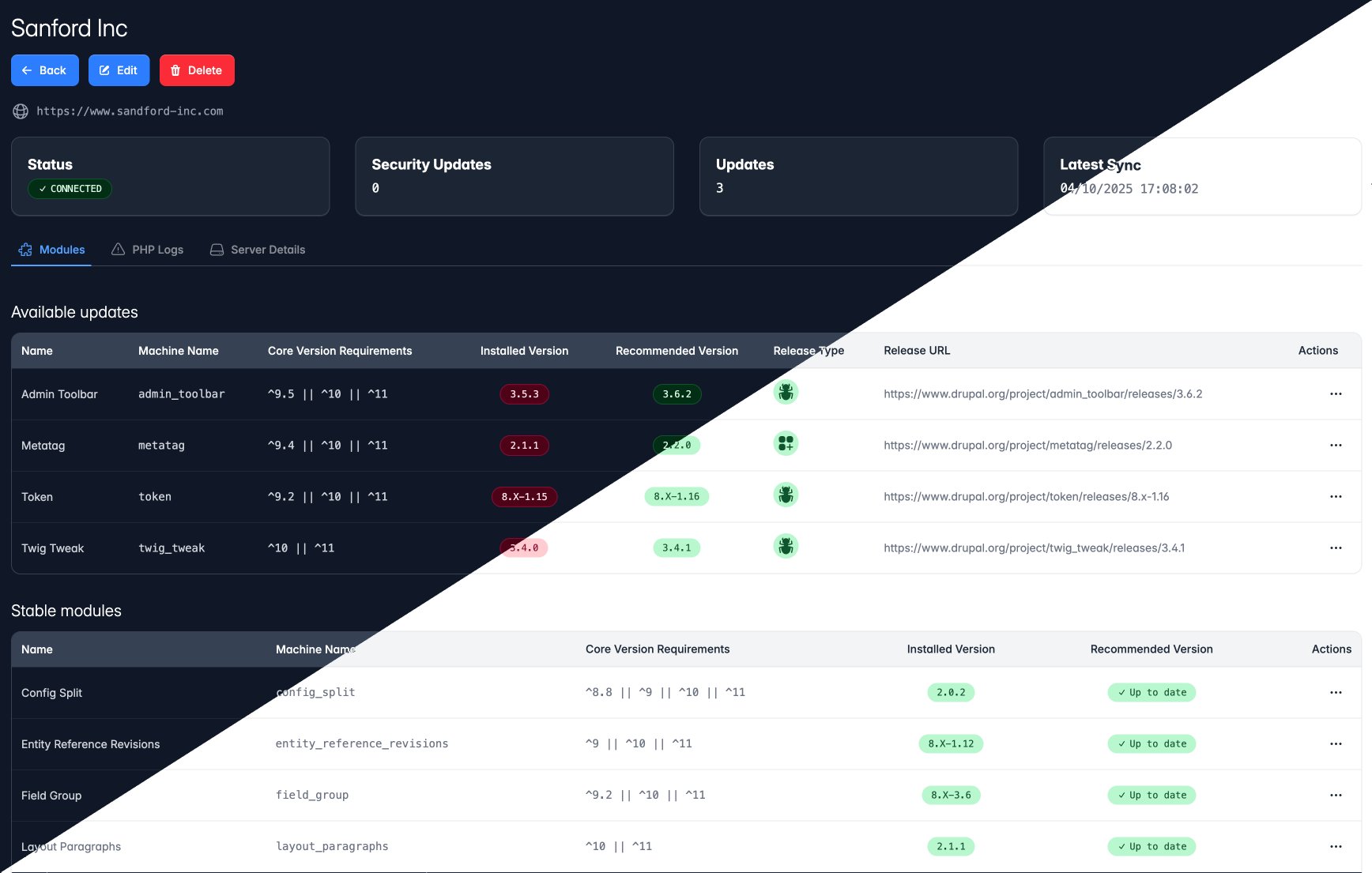 App screenshot
